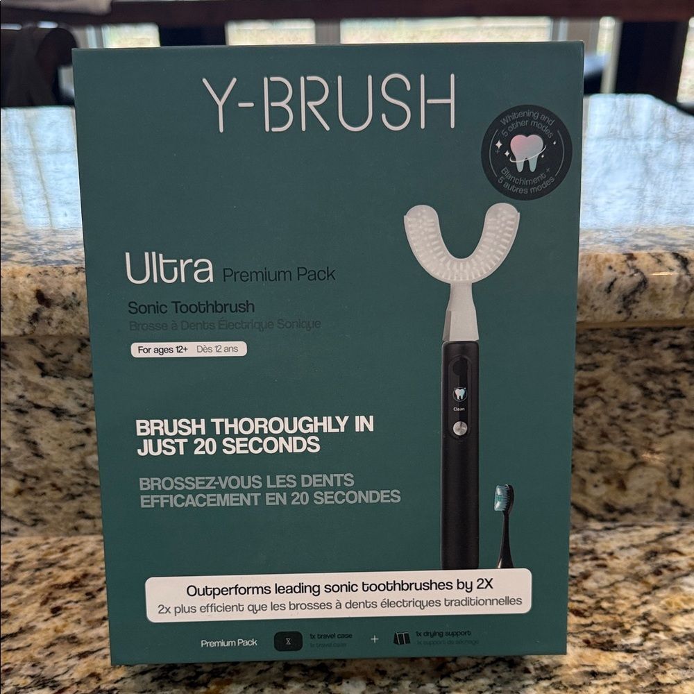 Black Sonic Toothbrush - Ultra Premium Pack